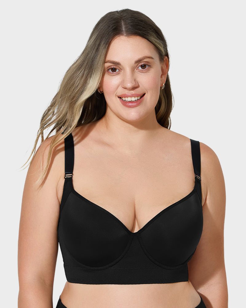 Push Up Longline Smoothing Bra