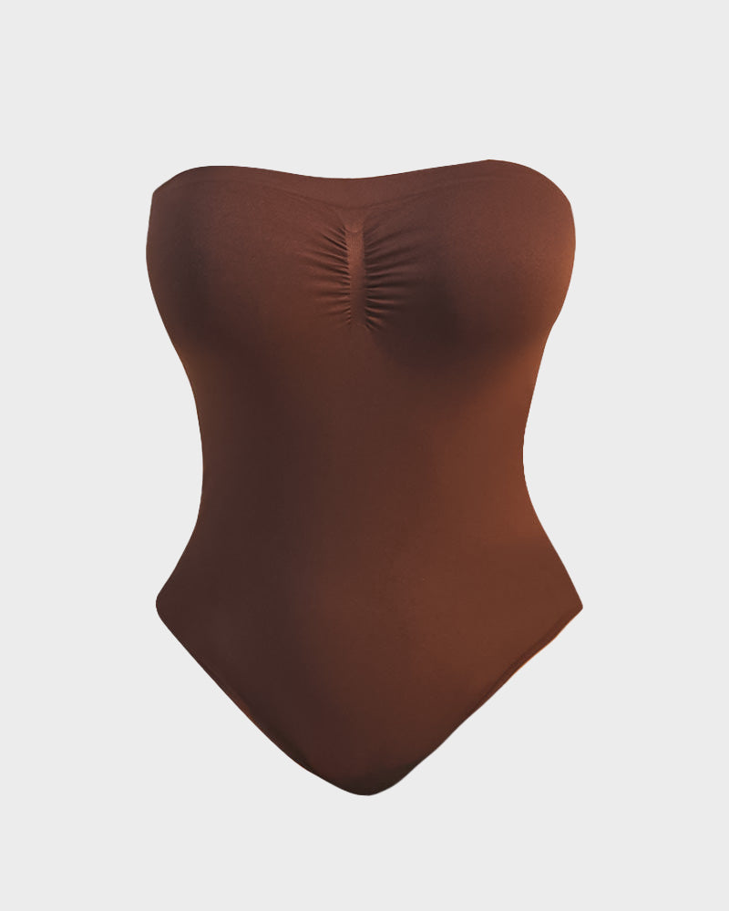 Strapless Tummy Control Sculpting Bodysuit